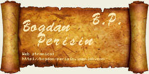 Bogdan Perišin vizit kartica
